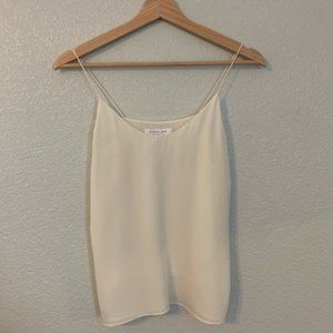 Everlane Cream Spaghetti Strap Top